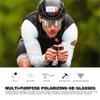 YOZISS Cycling Glasses for Men Women,Polarized Sunglasses UV400 Protection Goggles Wrap Around Sports Sunglasses for Cycling Running Fishing Driving Glof with Case view 2
