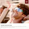 YOZISS Cycling Glasses for Men Women,Polarized Sunglasses UV400 Protection Goggles Wrap Around Sports Sunglasses for Cycling Running Fishing Driving Glof with Case view 4