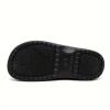 Hhhchpm Men's Solid Colour Slip On Waterproof & Oil Proof Chef Shoes, Comfy Non Slip Casual Durable EVA Kitchen Shoes for Men's Indoor Outdoor Activities (7.5,Black) view 2