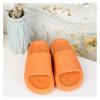 Ladies sandals and slippers Fashion Personality Slippers Summer Thick Bottom High Elastic Rubber Soft Bottom Couple Men Home Bathroom Bathing Sandals Women Shower Slippers ( Color : Orange , Size : 35 view 4
