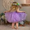 Arshiner Toddler Girls Summer Sundresses Crew Neck Tutu Gown Flower Girls Dresses for Party Wedding (0-Butterfly, 7-8 Years) view 4