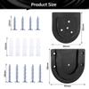 CyeeLife Dartboard Mounting Bracket,Dartboard Bracket Hanging Dartboards Professional,Black view 2