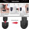 CyeeLife Dartboard Mounting Bracket,Dartboard Bracket Hanging Dartboards Professional,Black view 3