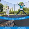 ALTLER Trampoline 14FT Enclosure Net Outdoor Jump for Kids and Adults Round ASTM Approved 450LBS view 4