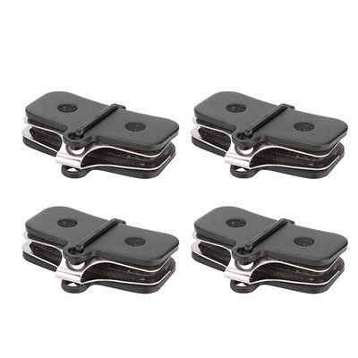 4 Pairs Semi Metal Disc Brake Pads Brake Parts Brake Pad Set, Brake Parts Suitable Brake Pads for Normal Ride Hiking Daypacks