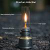 Campingmoon Camping Gas Lantern Outdoor Gas Tent Lamp with Empty Gas Tank Wooden Lantern Case view 3