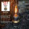 Campingmoon Camping Gas Lantern Outdoor Gas Tent Lamp with Empty Gas Tank Wooden Lantern Case view 4