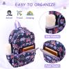 RAVUO Kids Backpack for Girls, Cute Preschool Backpack Water Resistant Boogbag Toddler Schoolbag for Kindergarten Elementary W Chest Strap,Owl view 4