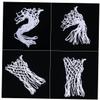 POPETPOP Basketball Net Mesh Nylon Braided 12 Loop Basketball Rim Replacement -Weather Thick Strong White view 1