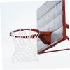 POPETPOP Basketball Net Mesh Nylon Braided 12 Loop Basketball Rim Replacement -Weather Thick Strong White view 3