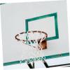 POPETPOP Basketball Net Mesh Nylon Braided 12 Loop Basketball Rim Replacement -Weather Thick Strong White view 4