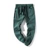JEsilunmaMY Men's Zipper Pockets Joggers Pants Elastic Waist Cotton Drawstring Cargo Pants Workout Gym Running Sweatpants (Green,Medium) view 2
