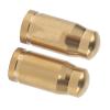 POENVFPO 2 Pcs Mountain Valve, Alloy Road Nozzle Valve for Inner Tube Gas Nozzle (Gold) view 1
