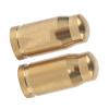POENVFPO 2 Pcs Mountain Valve, Alloy Road Nozzle Valve for Inner Tube Gas Nozzle (Gold) view 3