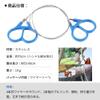 POENVFPO Outdoor Wire Saw Ring Scroll, High Strength Steel Wire Saw Pocket Emergency Wire Saw Scroll for Travel Camping Survival view 4