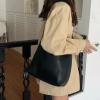 All-Match Women Shoulder Bag Solid Fashion Handbag Crossbody Bag Women's Minimalist PU Leather Bag For Work (SB372-Black) view 4