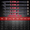 1.8-3.0m Portable Telescopic Fishing Rods Ultralight Carbon Fiber Spinning Fishing Rod Travel Fishing Tackle (Color : Gray, Size : 3.0 m) view 2