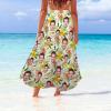 Custom Womens Sarong Wrap Beach Cover Ups Long Bikini Wraps Personalized Face Swimsuit Skirt Coverups Sheer Bathing Suit Swimwear Floral 24 view 3