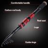 1.8-3.0m Portable Telescopic Fishing Rods Ultralight Carbon Fiber Spinning Fishing Rod Travel Fishing Tackle (Color : Blue, Size : 3.0 m) view 4