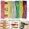 FREE FISHER 145Pcs Fly Tying Material Kit Flashabou Dubbing Threads Copper Beads Silicone Rubber Legs Hooks Fly Tying Tools Kit view 3