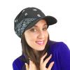 Summer Turban Headwrap Beanie Sun Visor Hat Outdoor Baseball Cap Bandana Cap with Tie Knot Back Headscarf view 3
