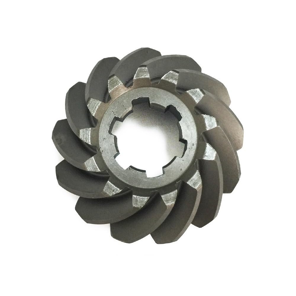 OVERSEE 66T-45551-00 Pinion Gear For Yamaha Outboard Motor 2T 40HP 40X Pursun Hidea Outboard Engine, metallochrome