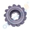 OVERSEE 66T-45551-00 Pinion Gear For Yamaha Outboard Motor 2T 40HP 40X Pursun Hidea Outboard Engine, metallochrome view 4