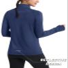 MAGCOMSEN Womens Quarter Zip Pullover Athletic Fleece Top 3/4 Zip Pullover for Running Sweatshirt Warm Base Layer Navy,XL view 2