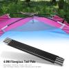 LOCADENCE 4.9M Tent Poles, Fiberglass Sturdy High Strength Elastic Special Head Design Multi Sections Foldable Poles for Outdoor Camping view 3