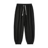 JEsilunmaMY Men's Loose Casual Joggers Pants Stretch Cotton Drawstring Sweatpants Workout Running Fleece Lounge Pants (Black,X-Large) view 1