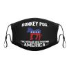 QFZ Donkey Pox The Disease Destroying America Durable Masks for Work Play view 1