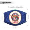 QFZ Minnesota State Flag Durable Masks for Work Play view 4