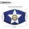 QFZ Houston Flag Durable Masks for Work Play view 4