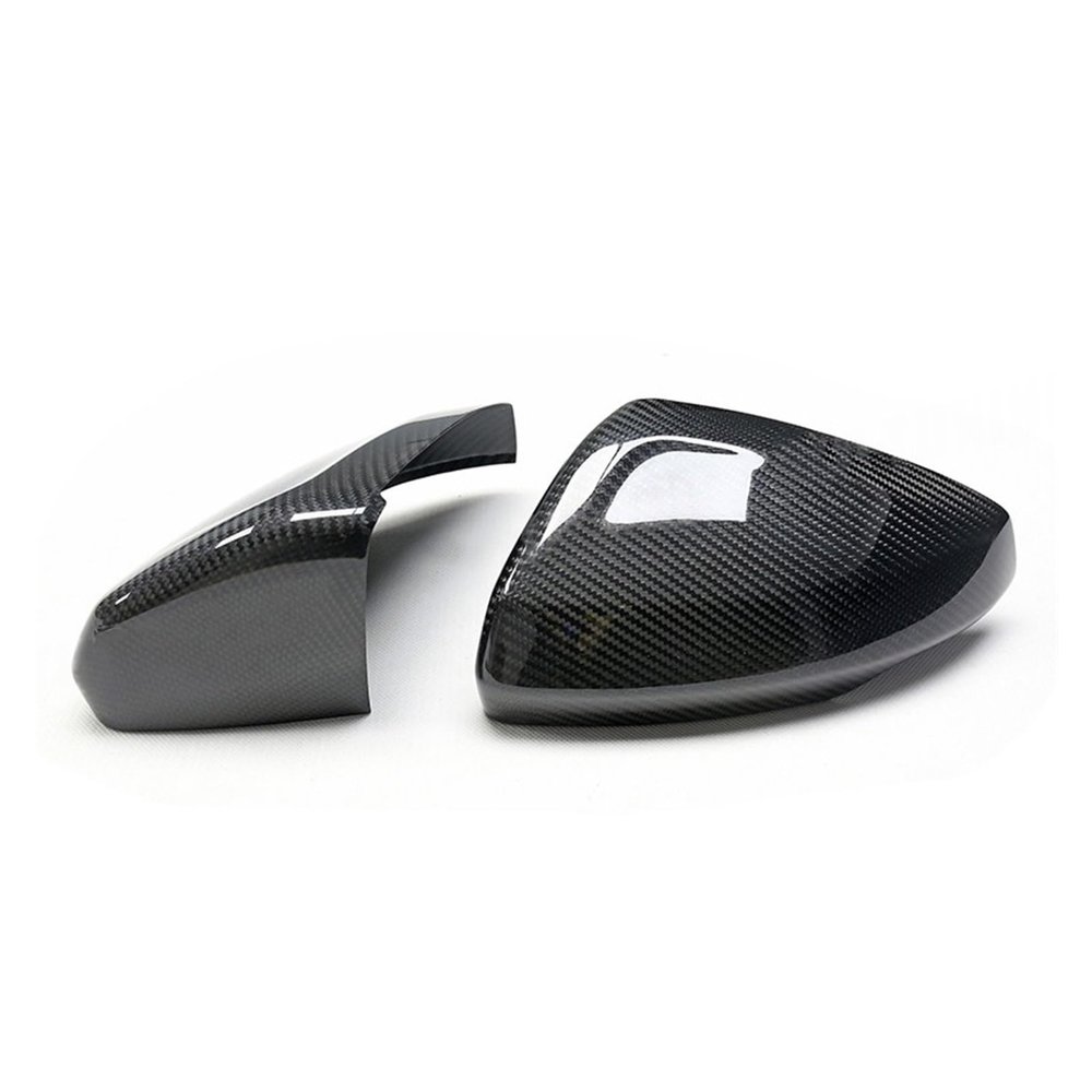2010-2019 A1 S1 Rear View Mirror Cover Compatible For A1 S1 2010-UP Real Dry Carbon Mirror Cover Add On Style Rearview Mirror Shell(A1 2018-UP)