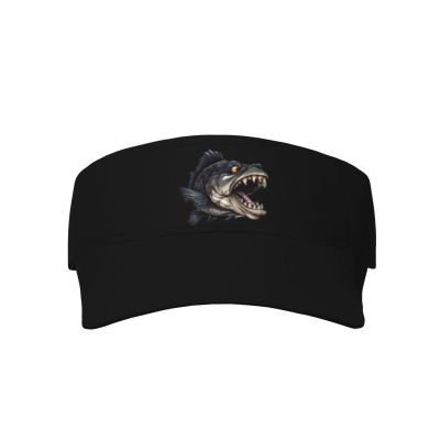 Piguncle Piranha 1 Ultimate Sun Protection Sunscreen Visor Cap Black