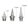SM SunniMix 12Pcs Track Starting Block Spikes Running Block Track Field Metal Track Accessories for Cinder Track Competition Sports, 6.8mm view 4
