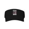 Piguncle I Married My Hero Proud Veterans Wife Ultimate Sun Protection Sunscreen Visor Cap Black view 1