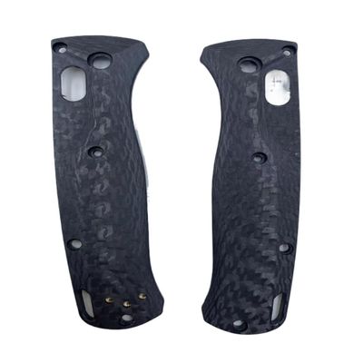 UPFIST 1 Pair Scales Handle Fits for Benchmade Bugout 535, Custom 3K Carbon Fiber Handle Patch Replacement (Size : A)
