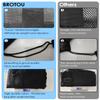 BROTOU Thickened Extra Large Sports Ball Bag Mesh Socce Ball Bag Heavy Duty Drawstring Bags Team Work for Holding Basketball, Volleyball, Baseball, Swimming Gear with Shoulder Strap view 2