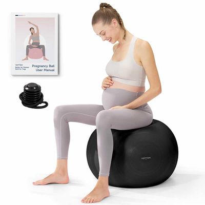 YOTTOY Pregnancy Ball,1.8mm Thick Birthing Ball for Maternity Physio and Birth Preparation,Yoga &Exercise for Pregnancy Includes Pump