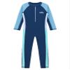 Sxiwei Kids Girls Athletic Swimsuit Long Sleeve One Piece Full Body Rash Guard Swimwear Bodysuit Navy Blue 5-6 Years view 3