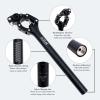 DJC Bike Suspension Seatpost Shock Absorber Seat Post Paralelogramo for MTB Mountain Road Bike Gravel 27.2mm 28.6mm 30mm 30.4mm 30.9mm 31.6mm 33.9mm X 350mm (30.9mm(with Shim Adapter)) view 4