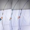 67 Inch Traditional Bow One-Piece Longbow Survival Bow 25-120 Lbs English Longbow for Right Hand/Left Hand for Archery Target Hunting (Black, 85 Lbs) view 4