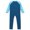 Sxiwei Kids Girls Athletic Swimsuit Long Sleeve One Piece Full Body Rash Guard Swimwear Bodysuit Sky Blue 5-6 Years view 4