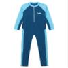 Sxiwei Kids Girls Athletic Swimsuit Long Sleeve One Piece Full Body Rash Guard Swimwear Bodysuit Sky Blue 11-12 Years view 3