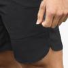 SWJGLITTR Men's Quick-Dry Lightweight Short Workout Athletic Gym Sports Shorts Basketball Running with Pockets Short Pant (Black,Medium) view 4