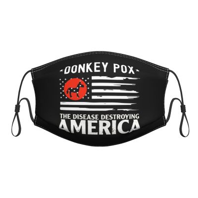 QFZ Donkey Pox The Disease Destroying America Durable Masks for Work Play