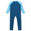 Freebily Kids Girls One Piece Full Body Swimwear Bodysuit Long Sleeve Surfing Rash Guard Swimsuit Sky Blue 3-4 Years view 4