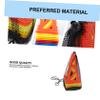 POPETPOP 10pcs Windproof Hollow Football Training Sign Buckets for Soccer Drills and Obstacle Yellow Orange view 4