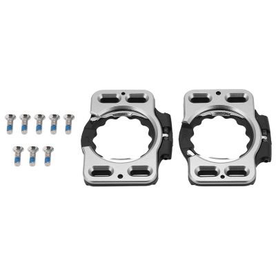 Locadence 1Pair Cycling Shoes Cleat, 2.87X2.X0.31in Removable Cycling Shoes Cleat Cover Adapter Converter with Screws for Cycling Lovers